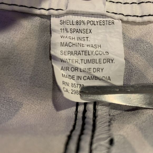 O’neill Men Surfing Swim Board Water Shorts Multicolor Colorful Pockets Size 38 - Picture 5 of 8